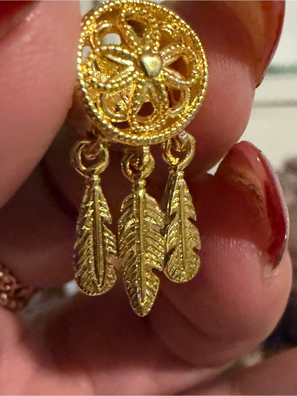 Pandora Gold Spiritual Dream Catcher Charm